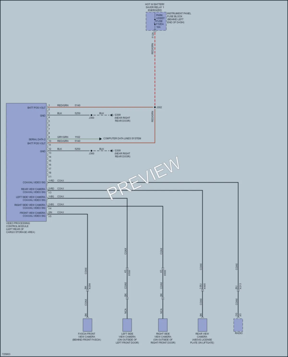 2021 Buick EncoreGX Navigation wiring diagram preview
