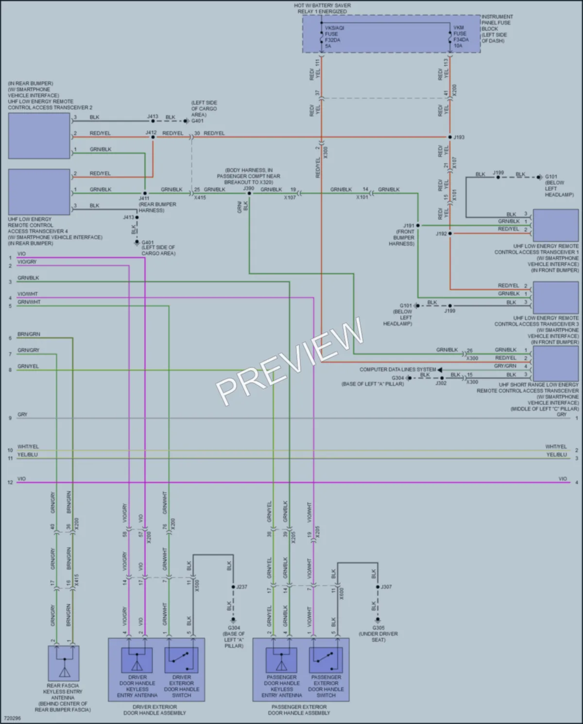 2021 Chevrolet BoltEV Anti Theft wiring diagram preview