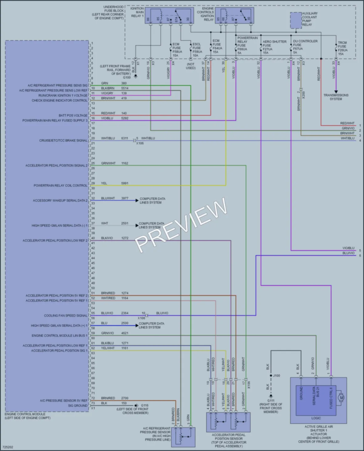 2021 Chevrolet BoltEV Engine Performance wiring diagram preview