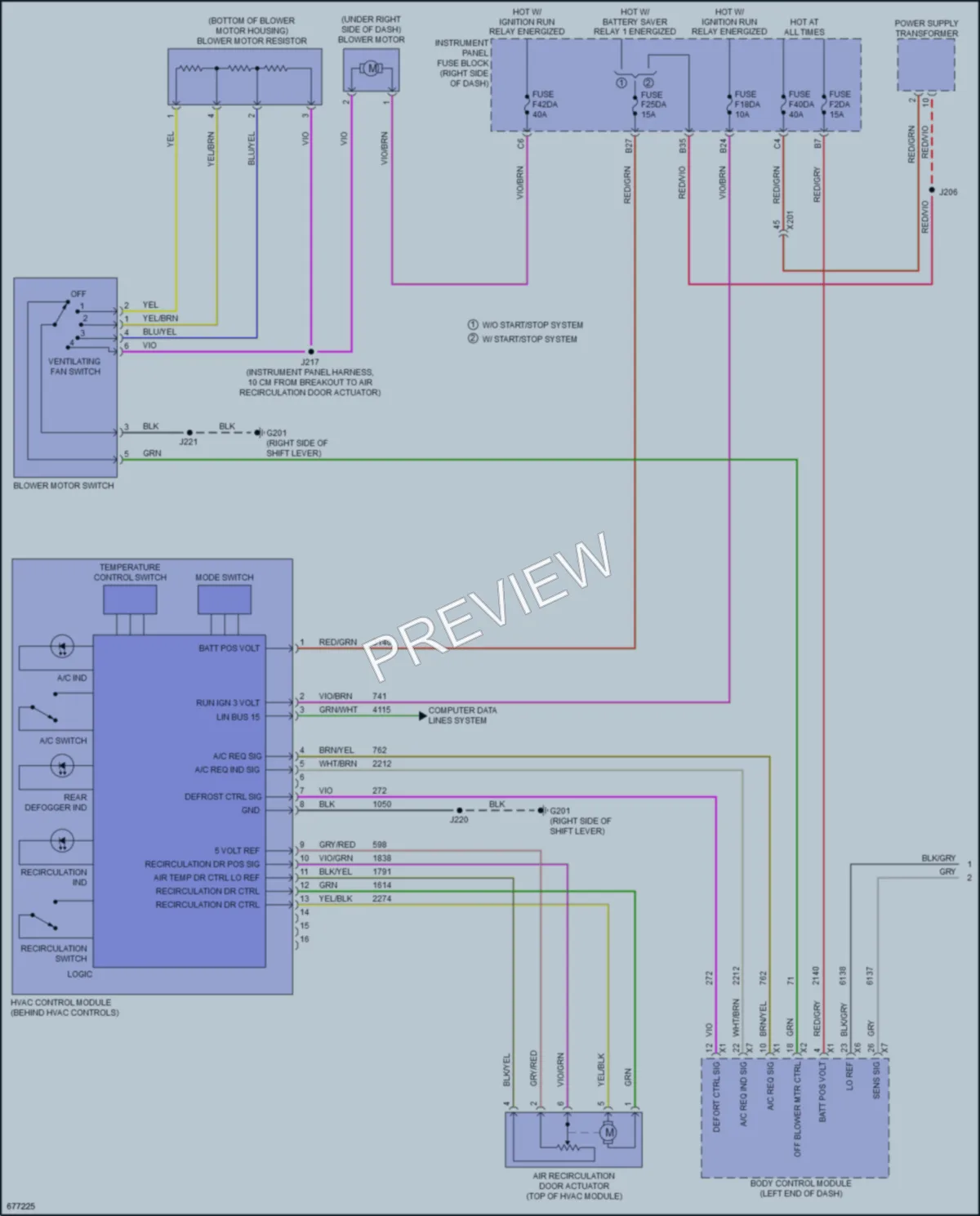 2021 Chevrolet Spark Air Conditioning wiring diagram preview