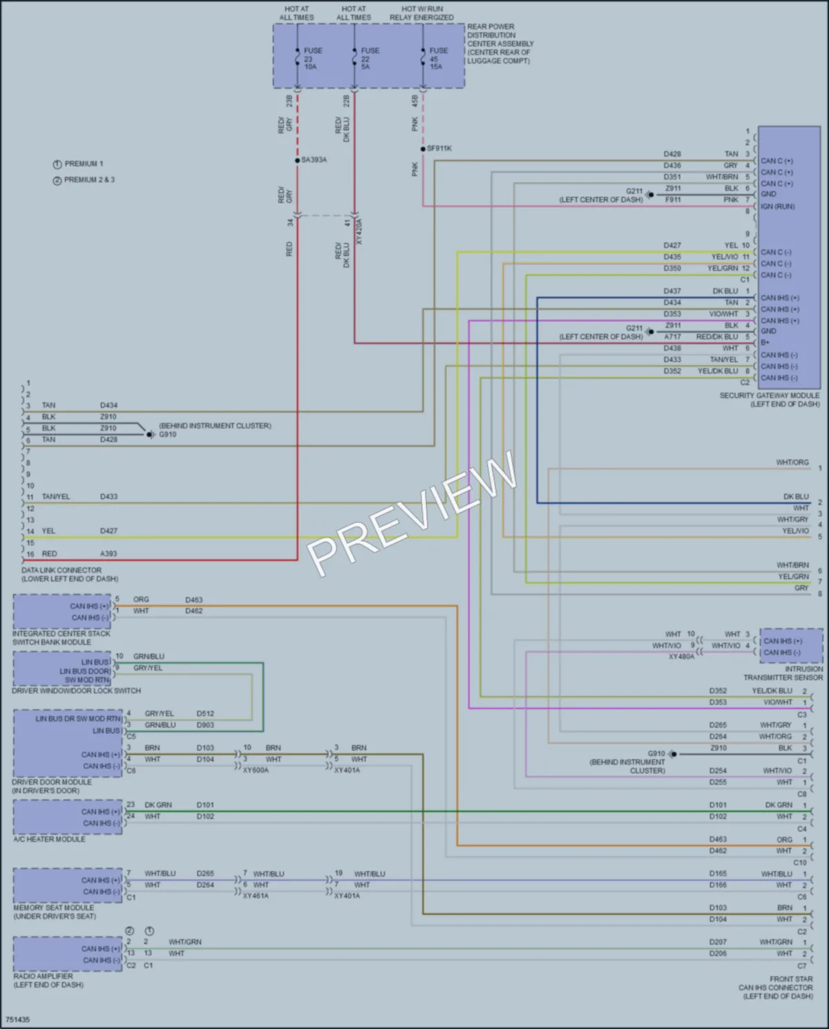 2021 Chrysler 300 Computer Data Lines wiring diagram preview