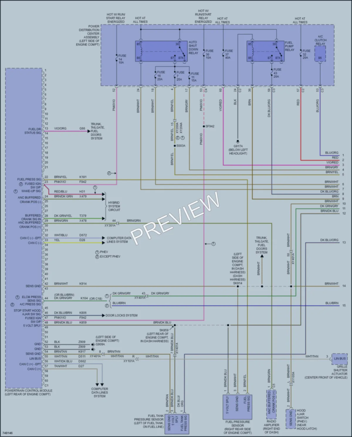 2021 Chrysler PacificaNew Engine Performance wiring diagram preview