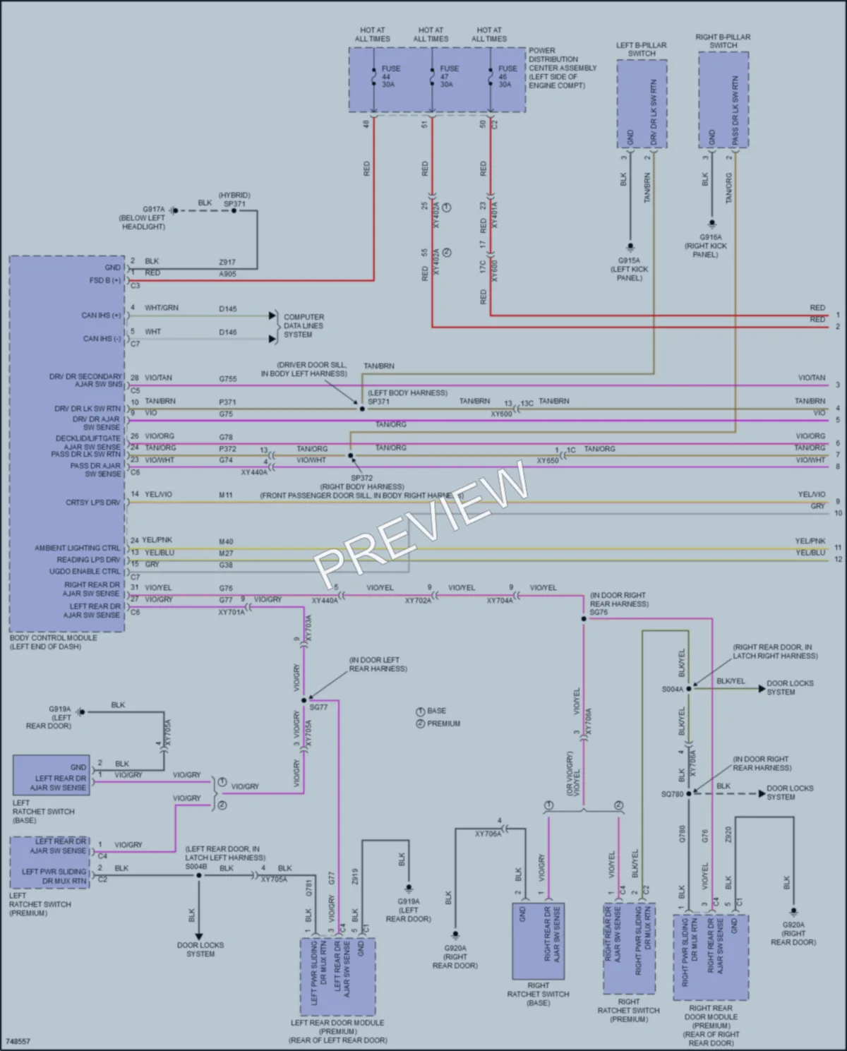 2021 Chrysler PacificaNew Interior Lights wiring diagram preview