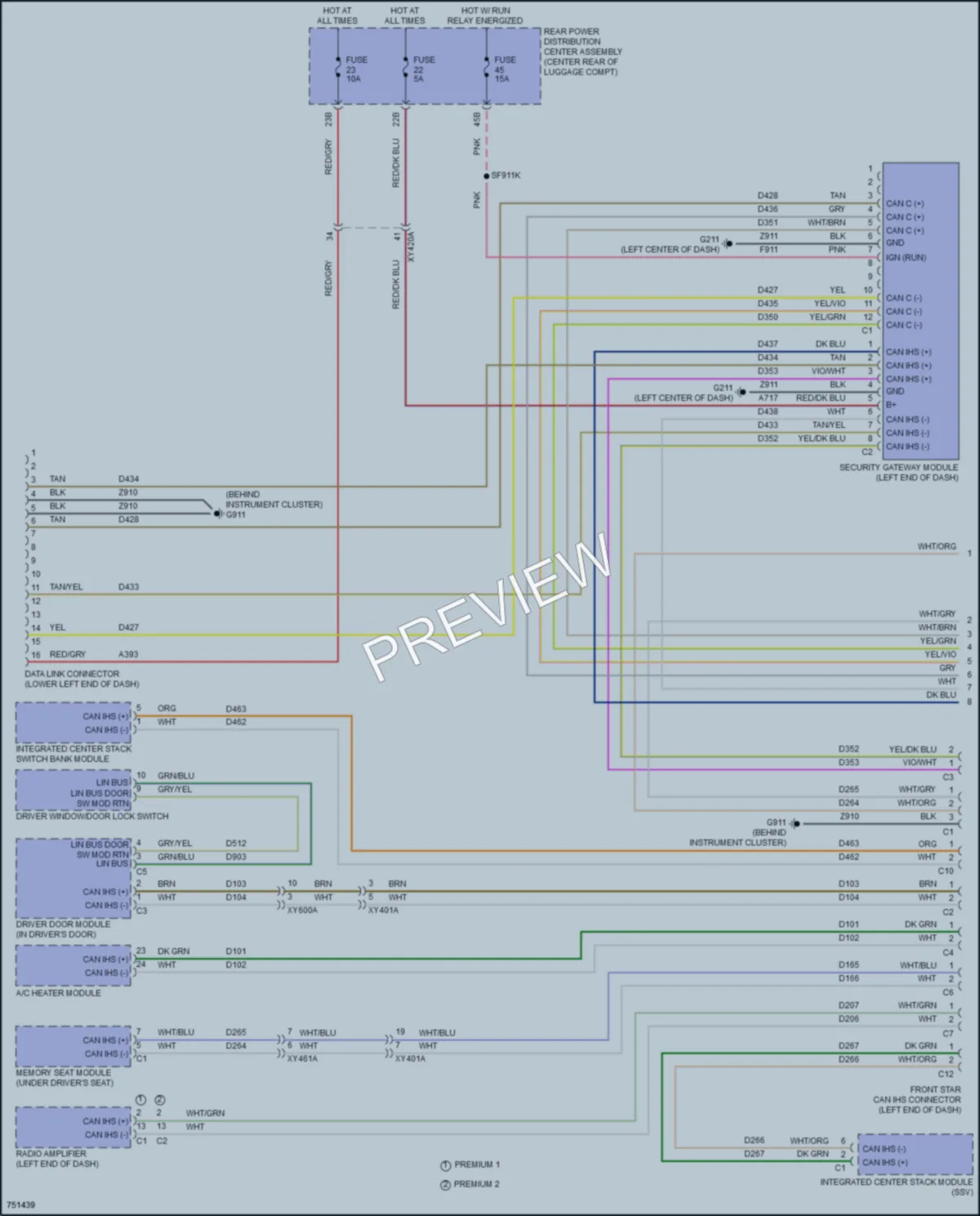 2021 Dodge Charger Computer Data Lines wiring diagram preview