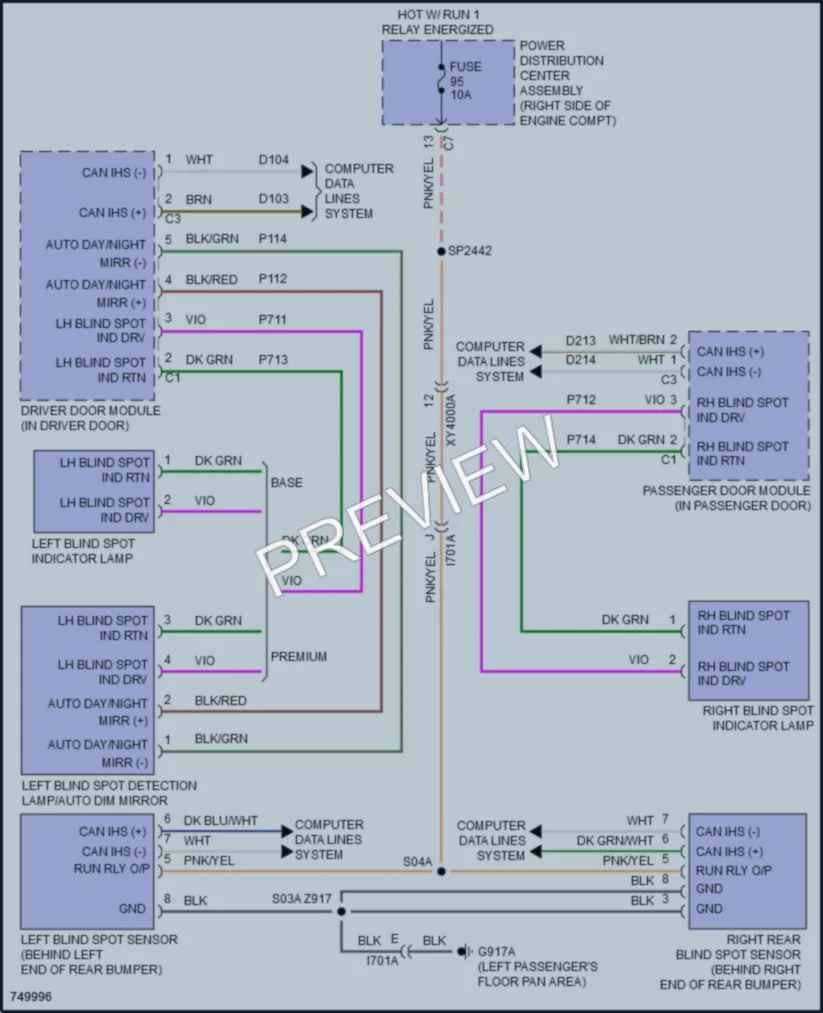 2021 Dodge DurangoSpecialService Navigation wiring diagram preview