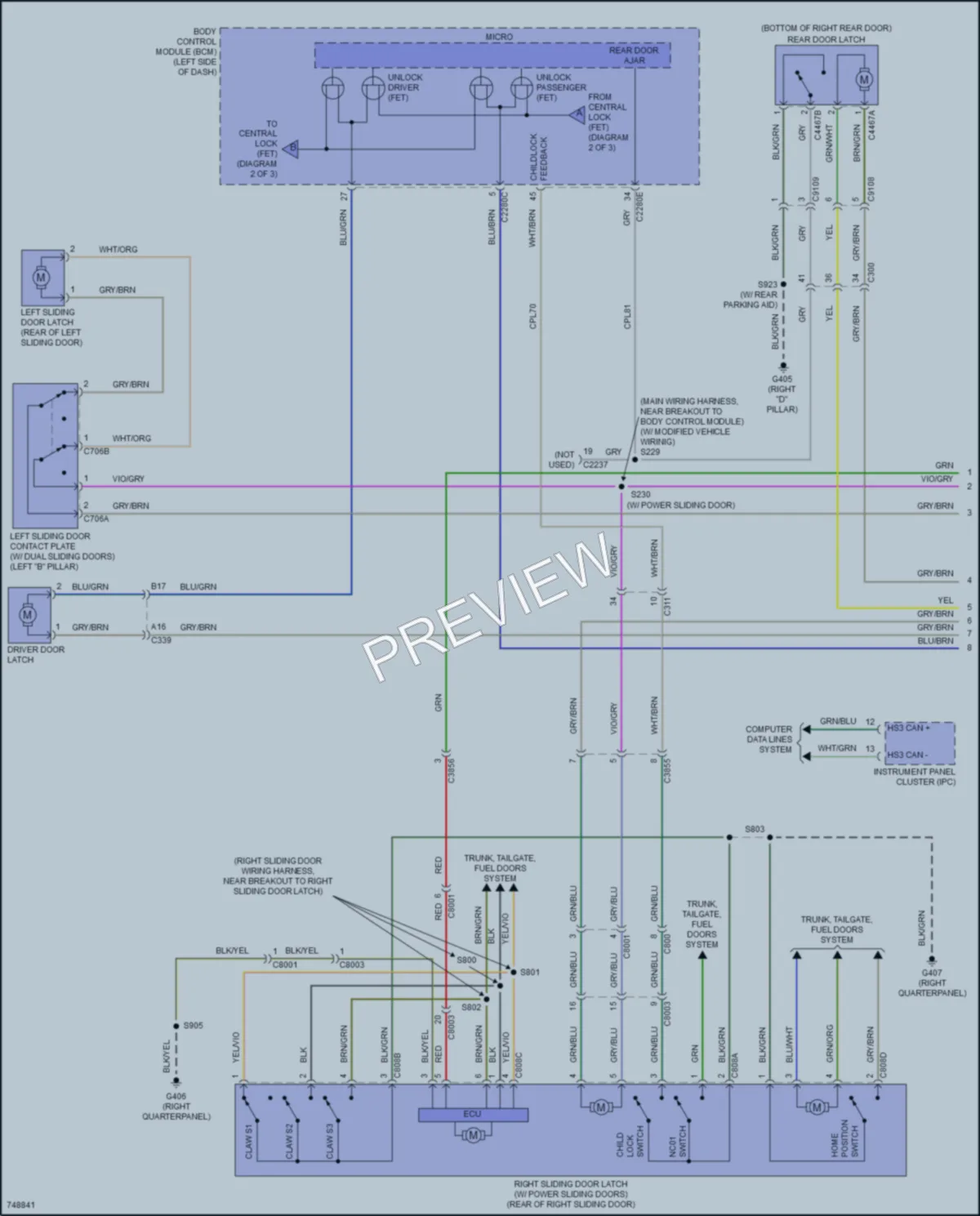 2021 Ford 350Transit Anti Theft wiring diagram preview