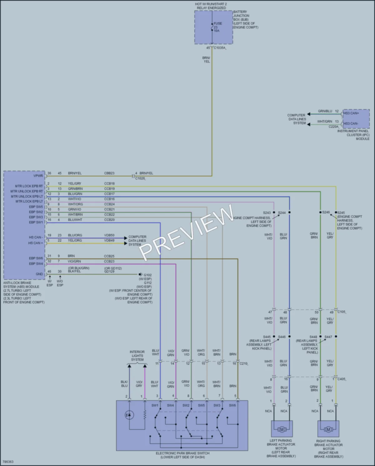 2021 Ford Bronco Shift Interlock wiring diagram preview