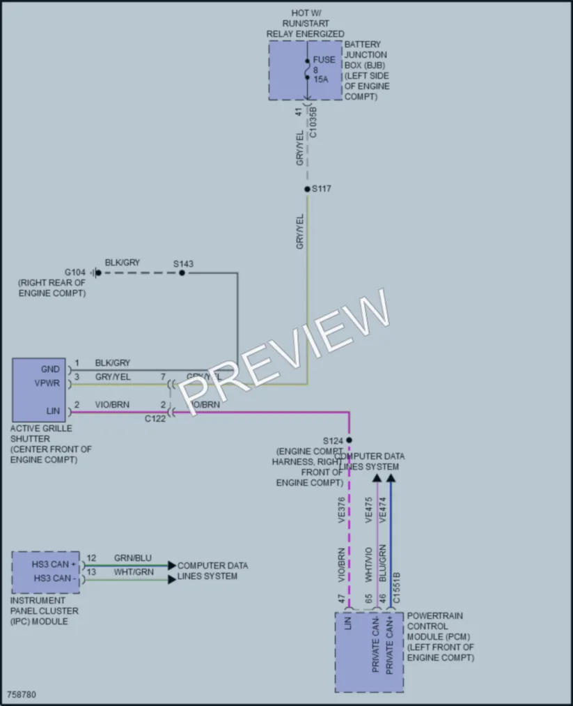 2021 Ford BroncoSport Active Bodyworks wiring diagram preview