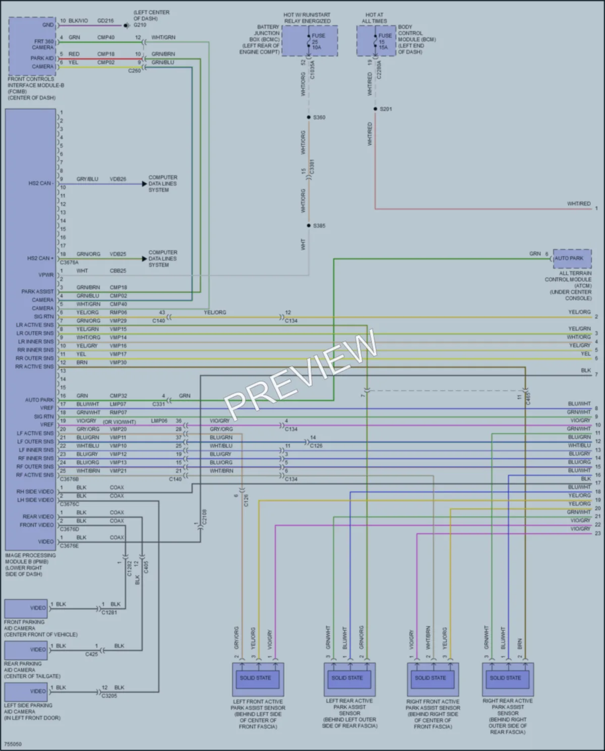 2021 Ford ExplorerHybrid Navigation wiring diagram preview