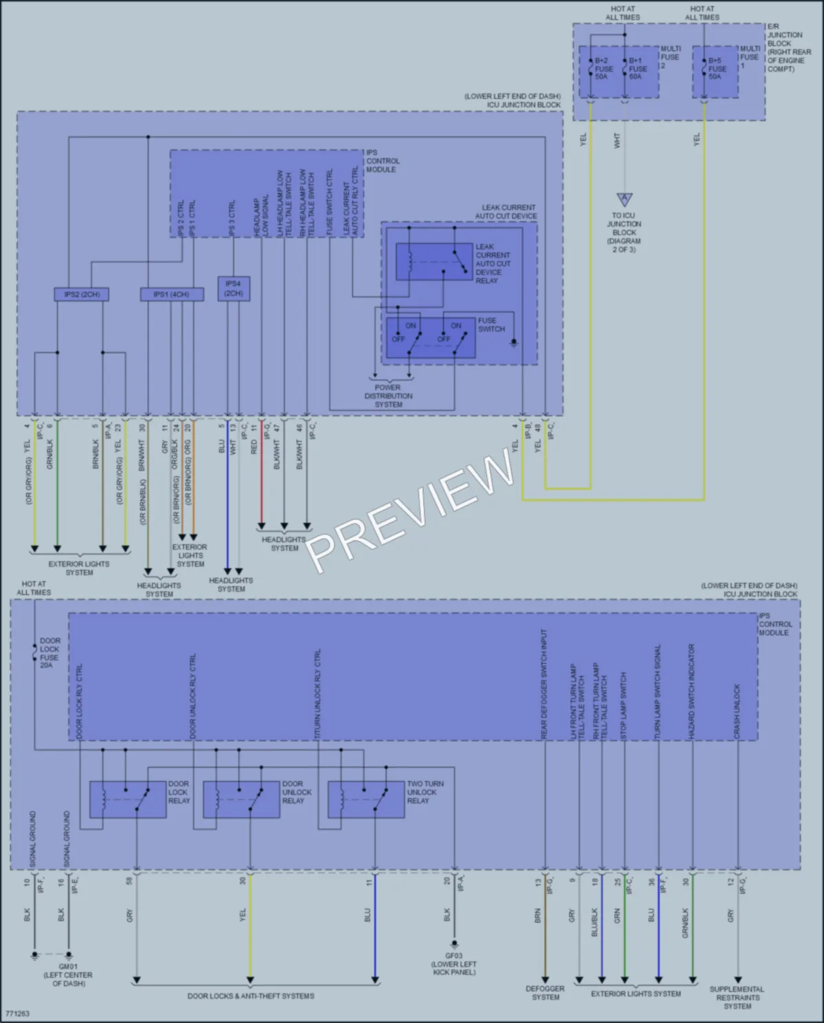 2021 Genesis G70 Body Control Modules wiring diagram preview