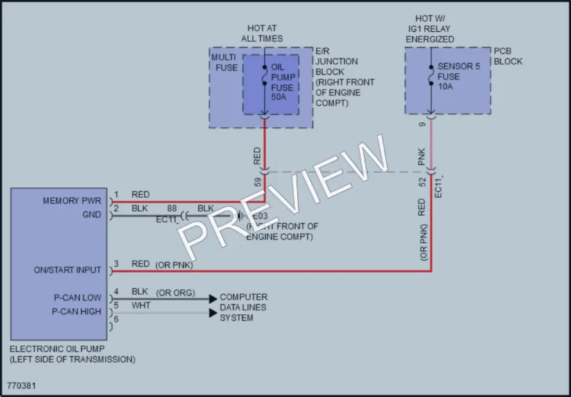 2021 Genesis G80 Engine Performance wiring diagram preview