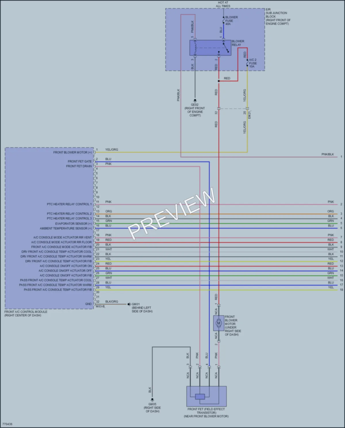 2021 Genesis GV80 Air Conditioning wiring diagram preview