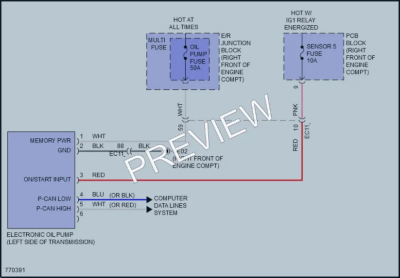 2021 Genesis GV80 Engine Performance wiring diagram preview