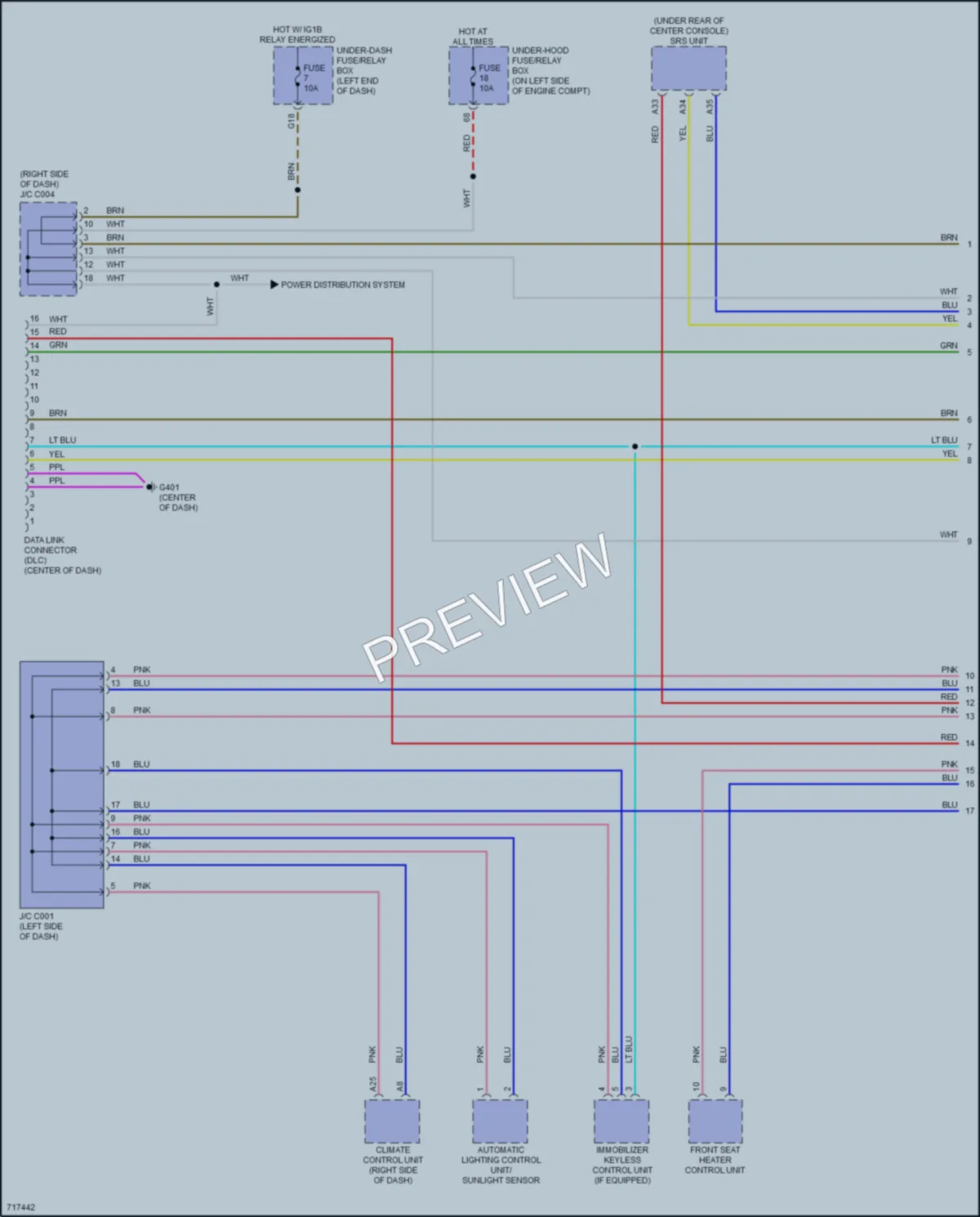 2021 Honda CRV Computer Data Lines wiring diagram preview