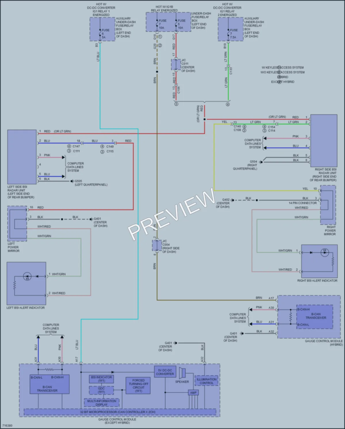 2021 Honda CRVHybrid Navigation wiring diagram preview