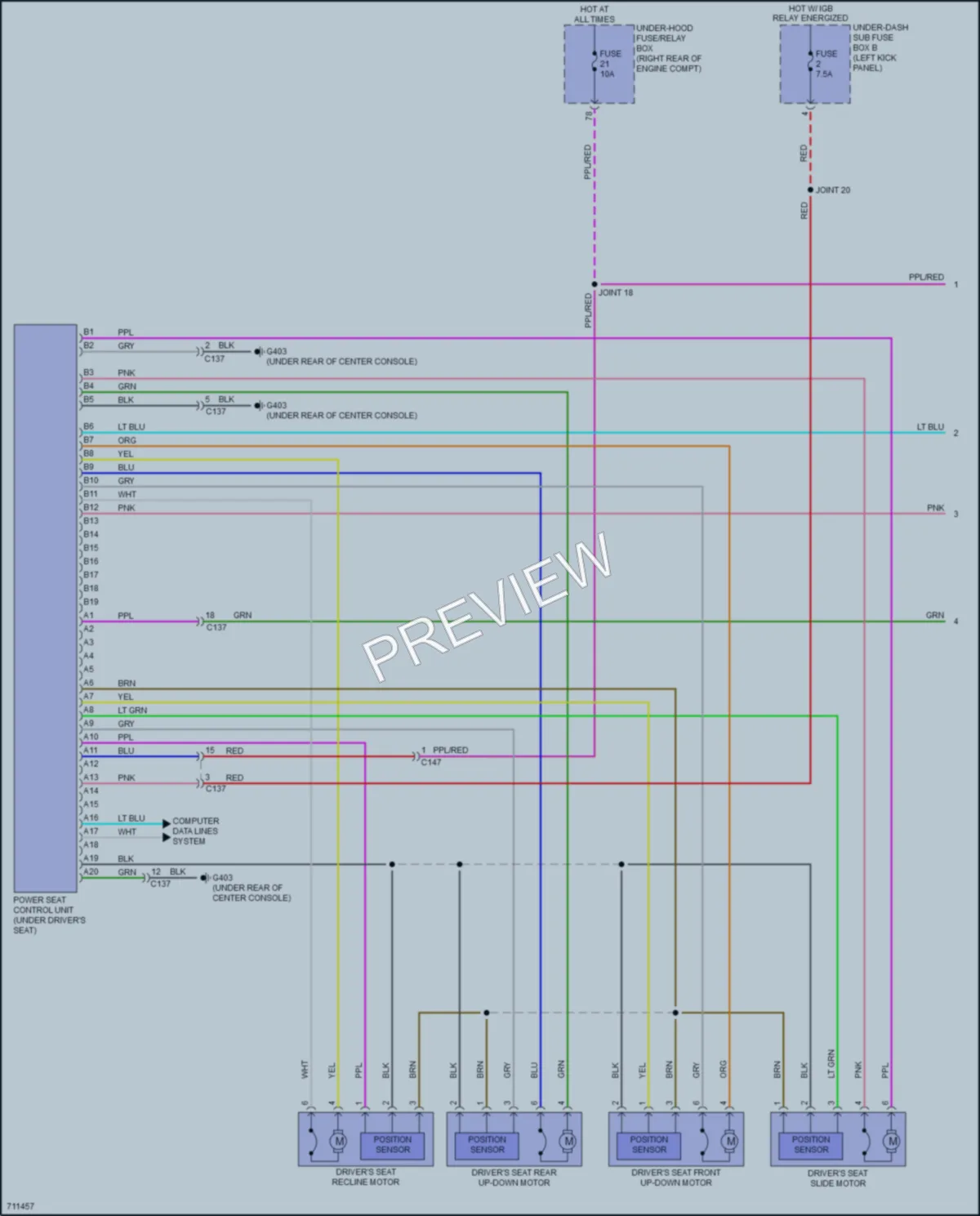 2021 Honda ClarityPlugIn Memory Systems wiring diagram preview