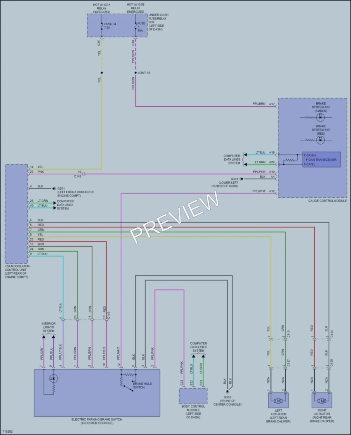 2021 Honda ClarityPlugIn Shift Interlock wiring diagram preview