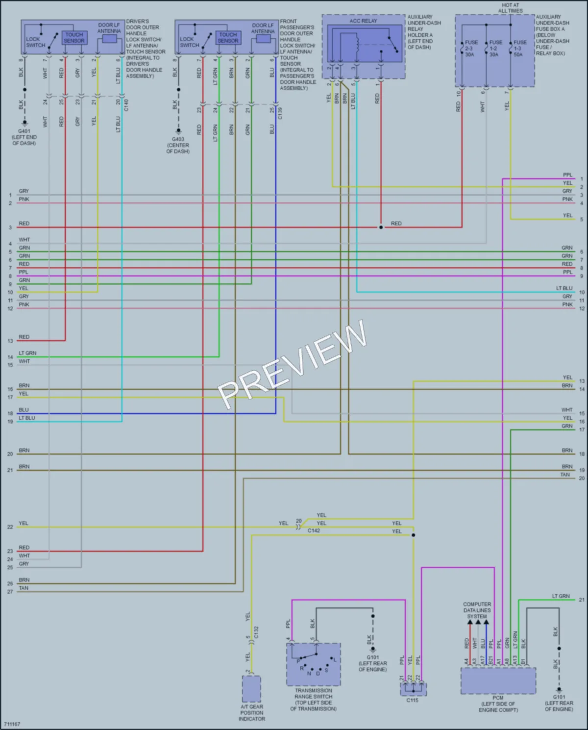 2021 Honda HRV Anti Theft wiring diagram preview