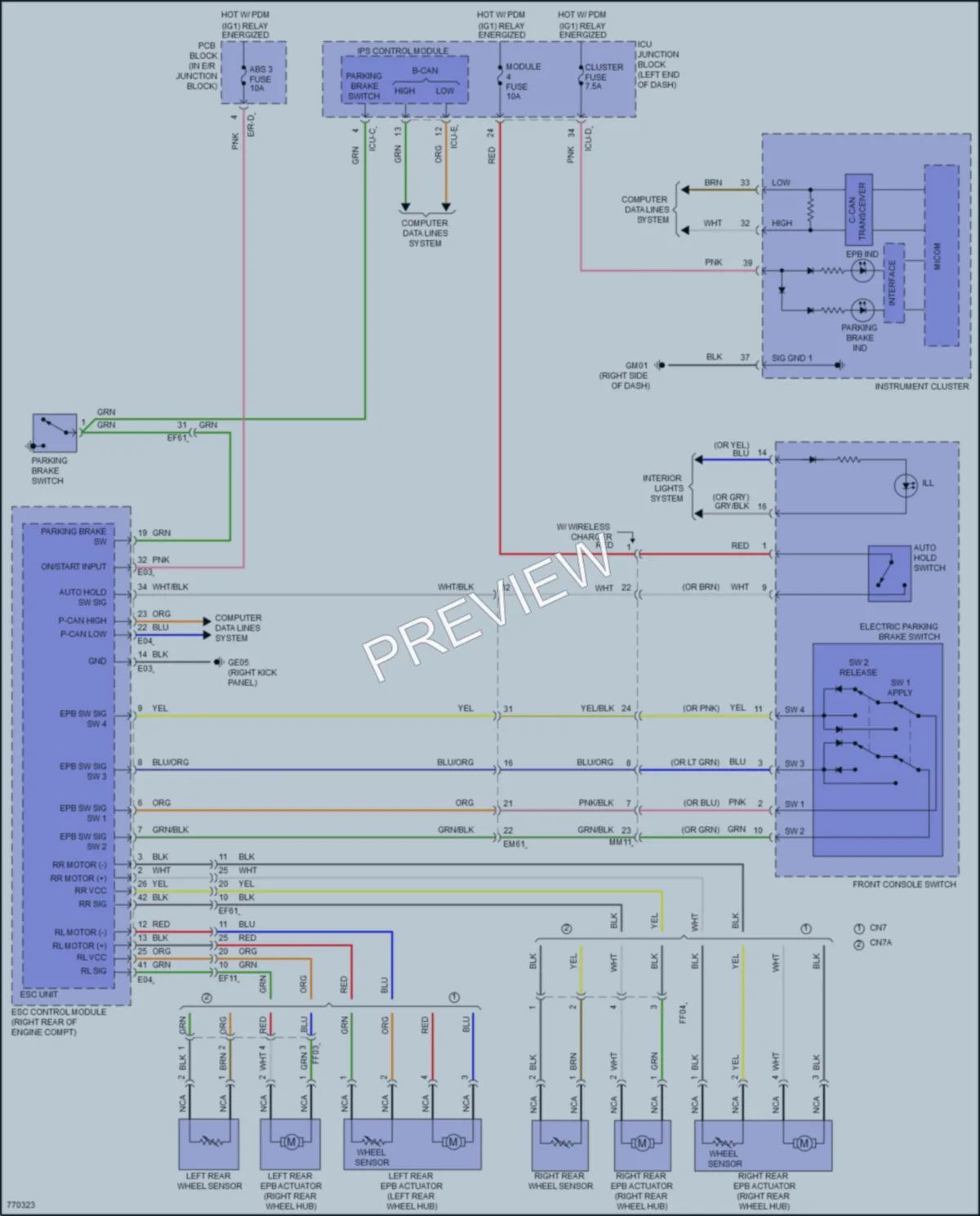 2021 Hyundai Elantra Shift Interlock wiring diagram preview