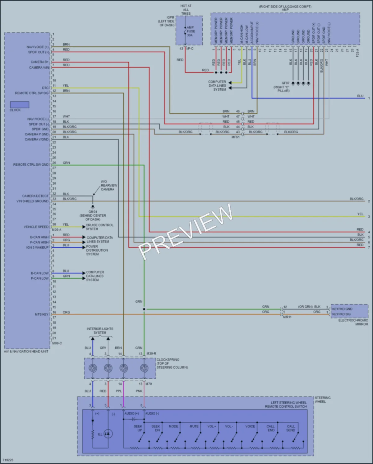2021 Hyundai IoniqPlugIn Radio wiring diagram preview