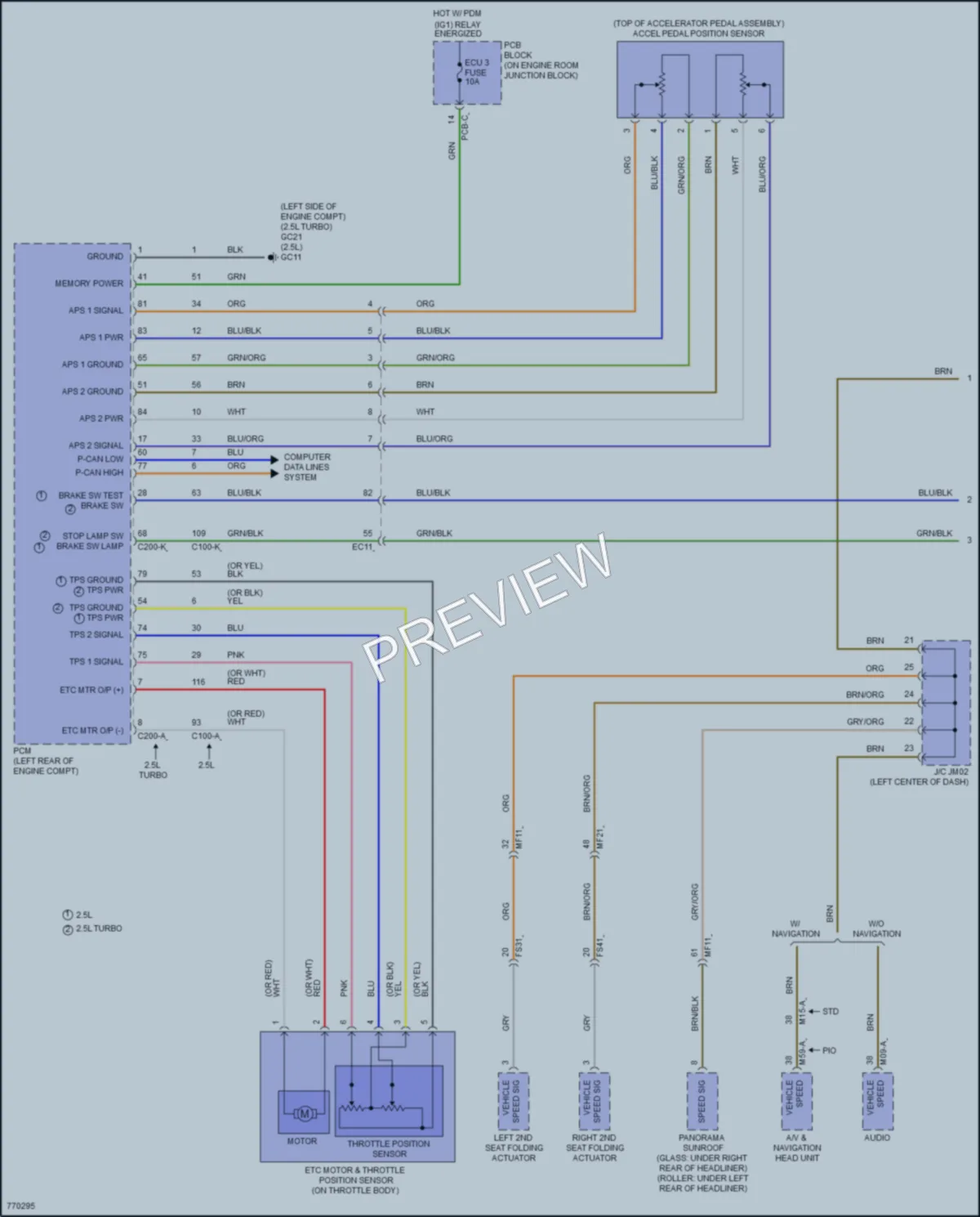2021 Hyundai SantaFeHybrid Cruise Control wiring diagram preview