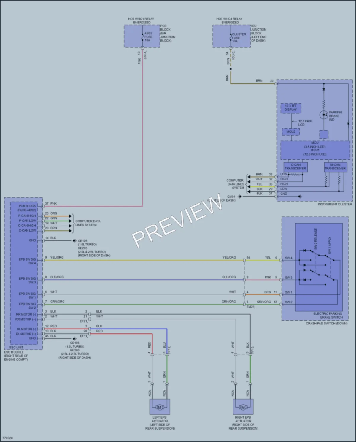2021 Hyundai Sonata Shift Interlock wiring diagram preview