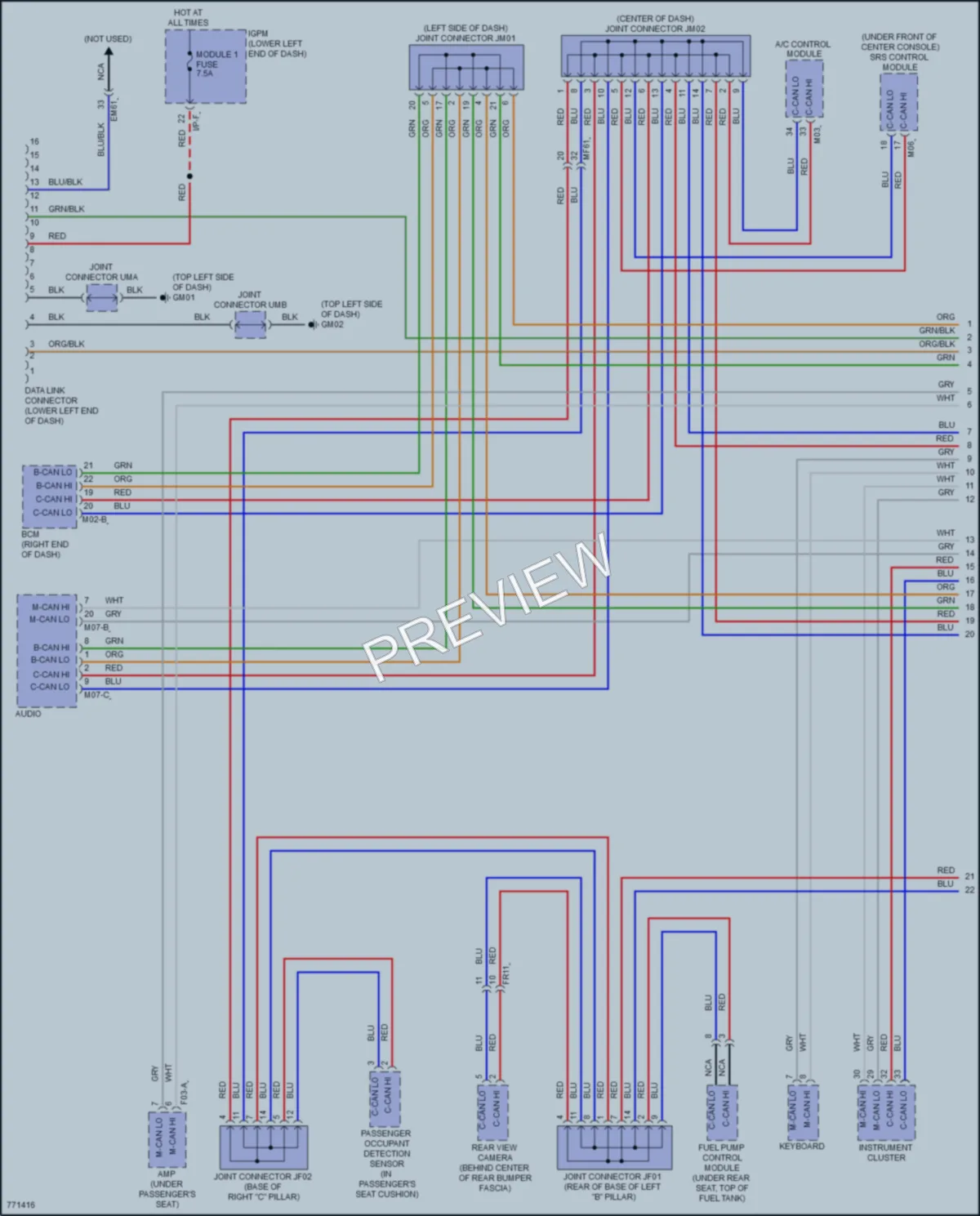 2021 Hyundai Veloster Computer Data Lines wiring diagram preview