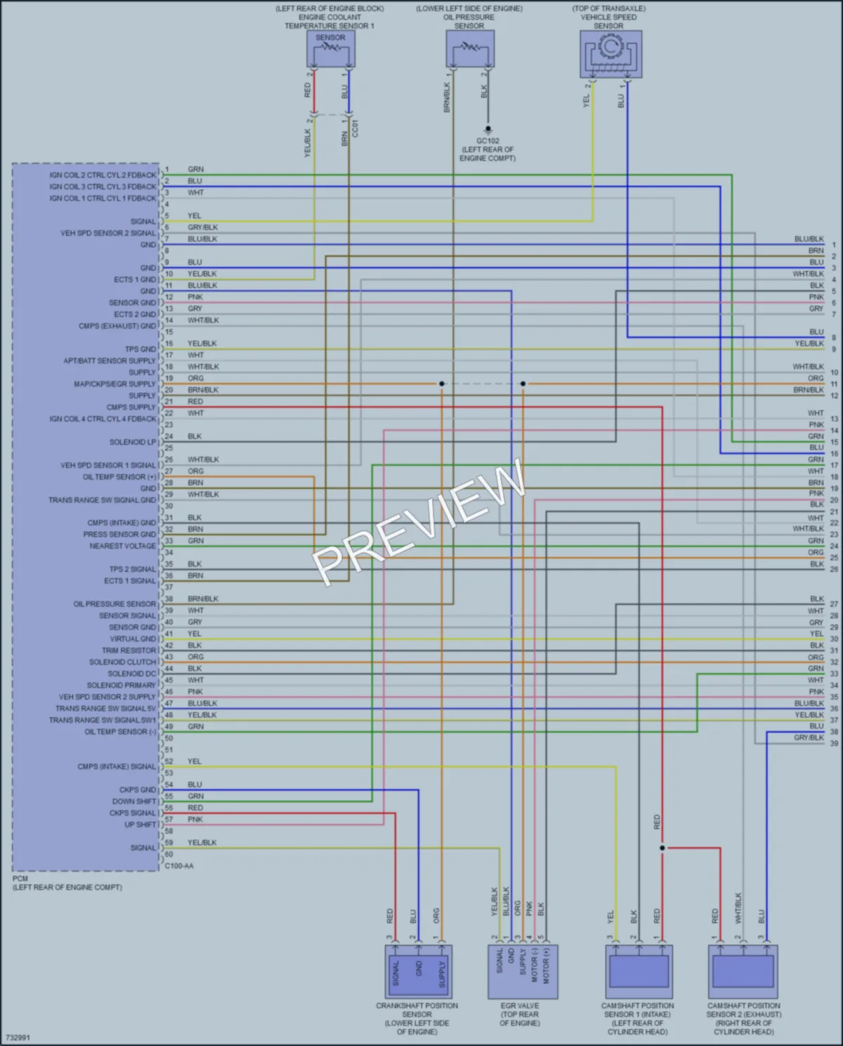 2021 Hyundai Venue Engine Performance wiring diagram preview