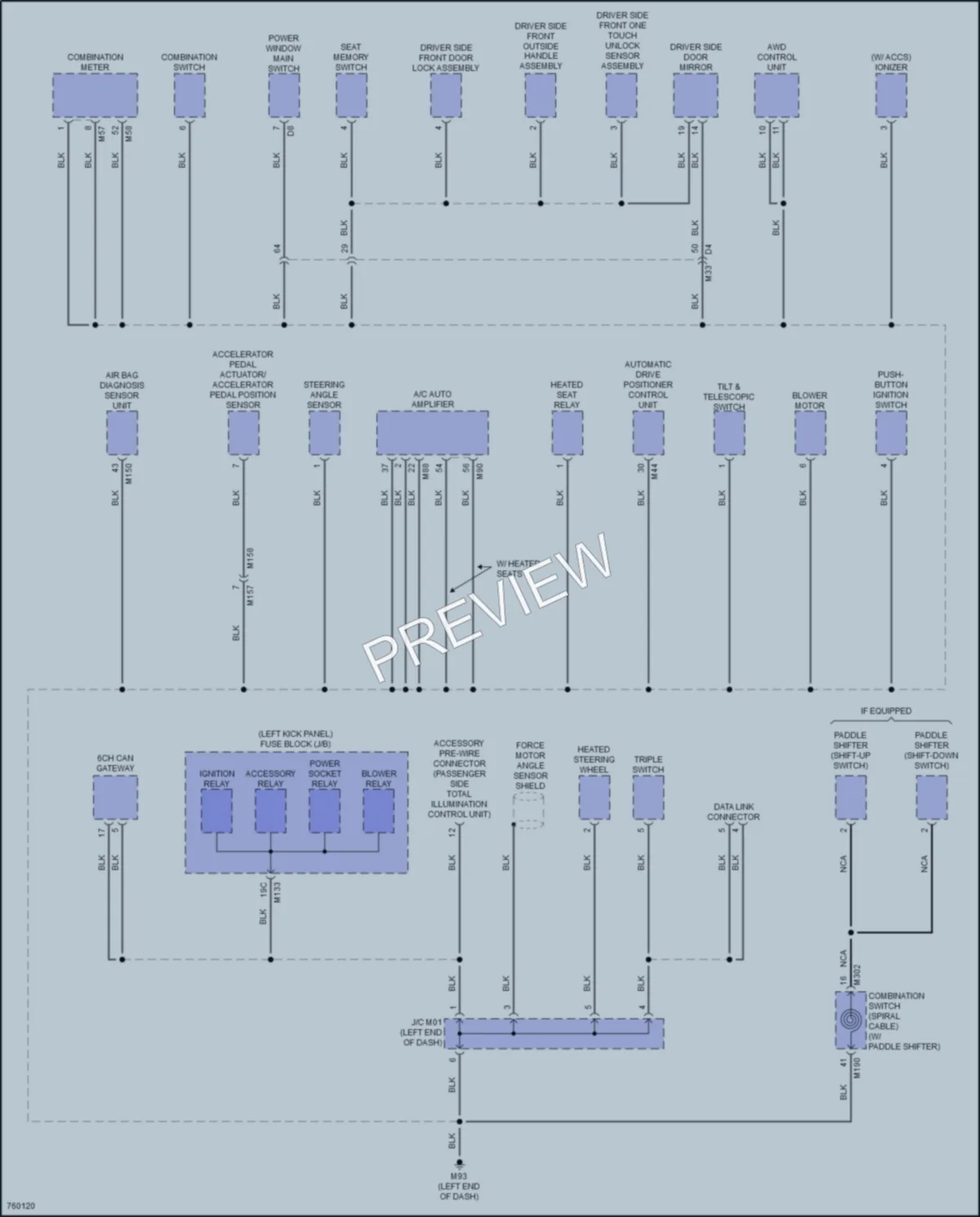 2021 Infiniti Q50 Ground Distribution wiring diagram preview