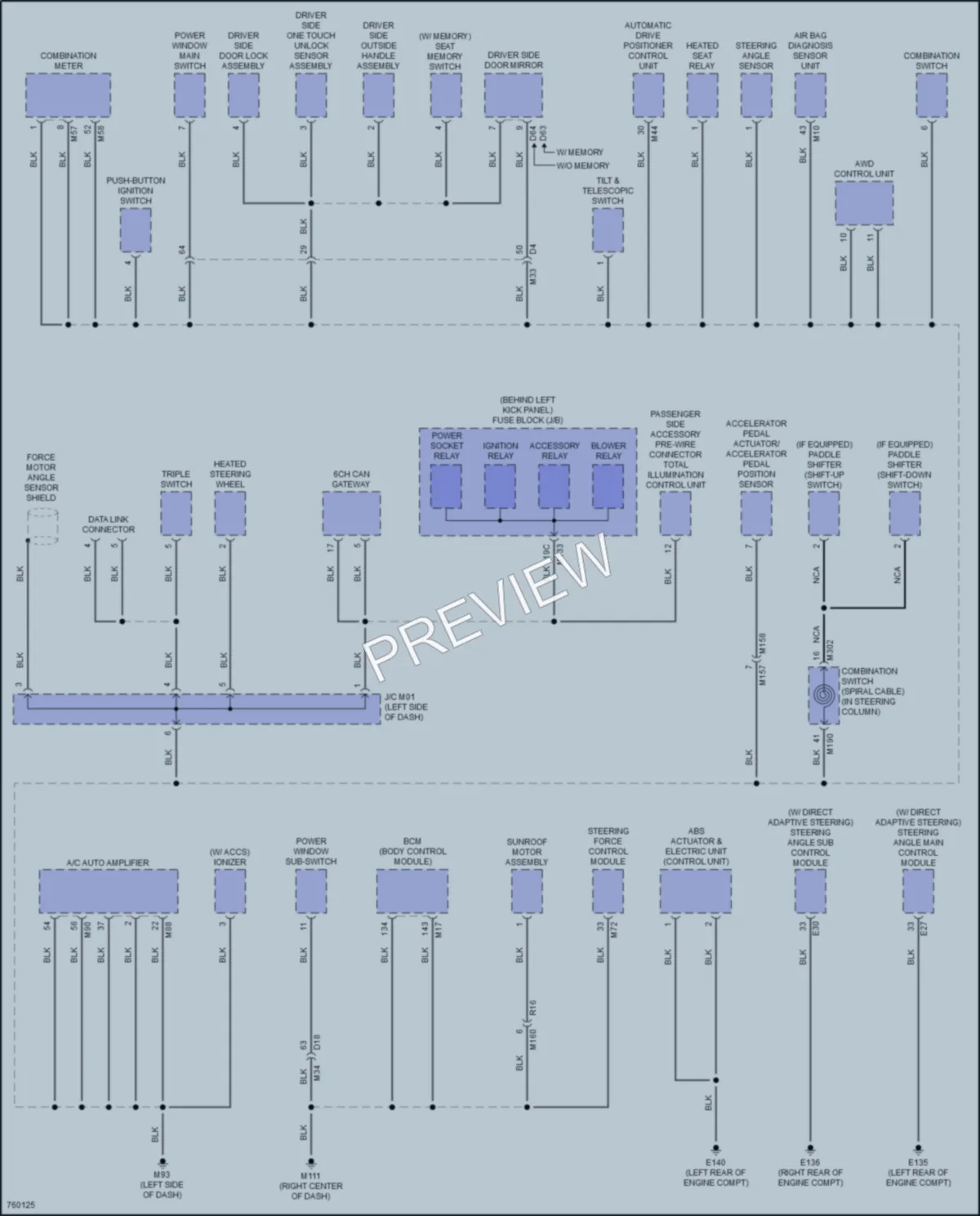 2021 Infiniti Q60 Ground Distribution wiring diagram preview