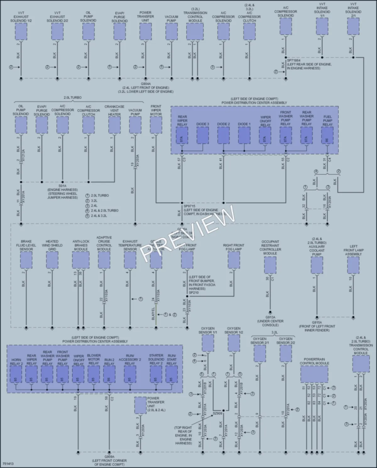 2021 Jeep Cherokee Ground Distribution wiring diagram preview