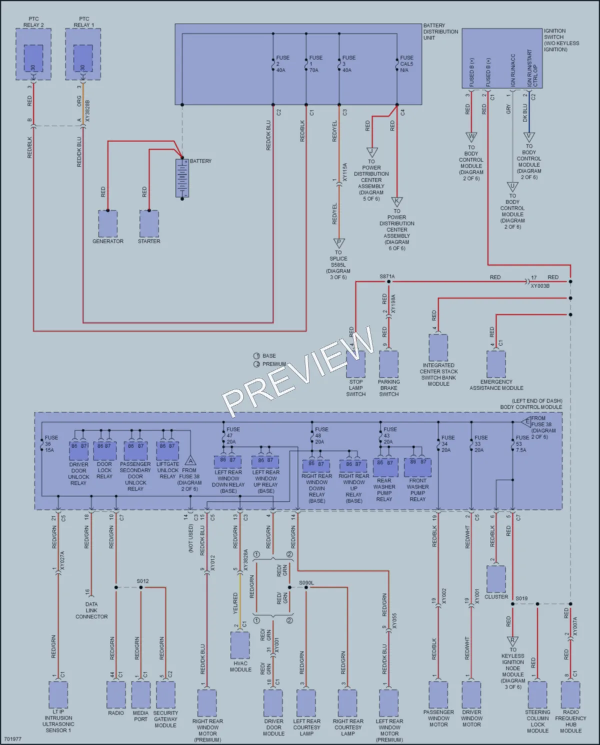 2021 Jeep Renegade Power Distribution wiring diagram preview