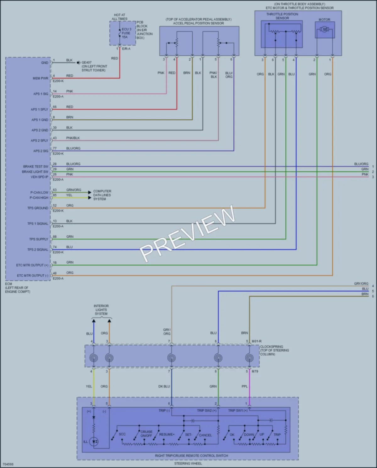 2021 Kia Forte Cruise Control wiring diagram preview