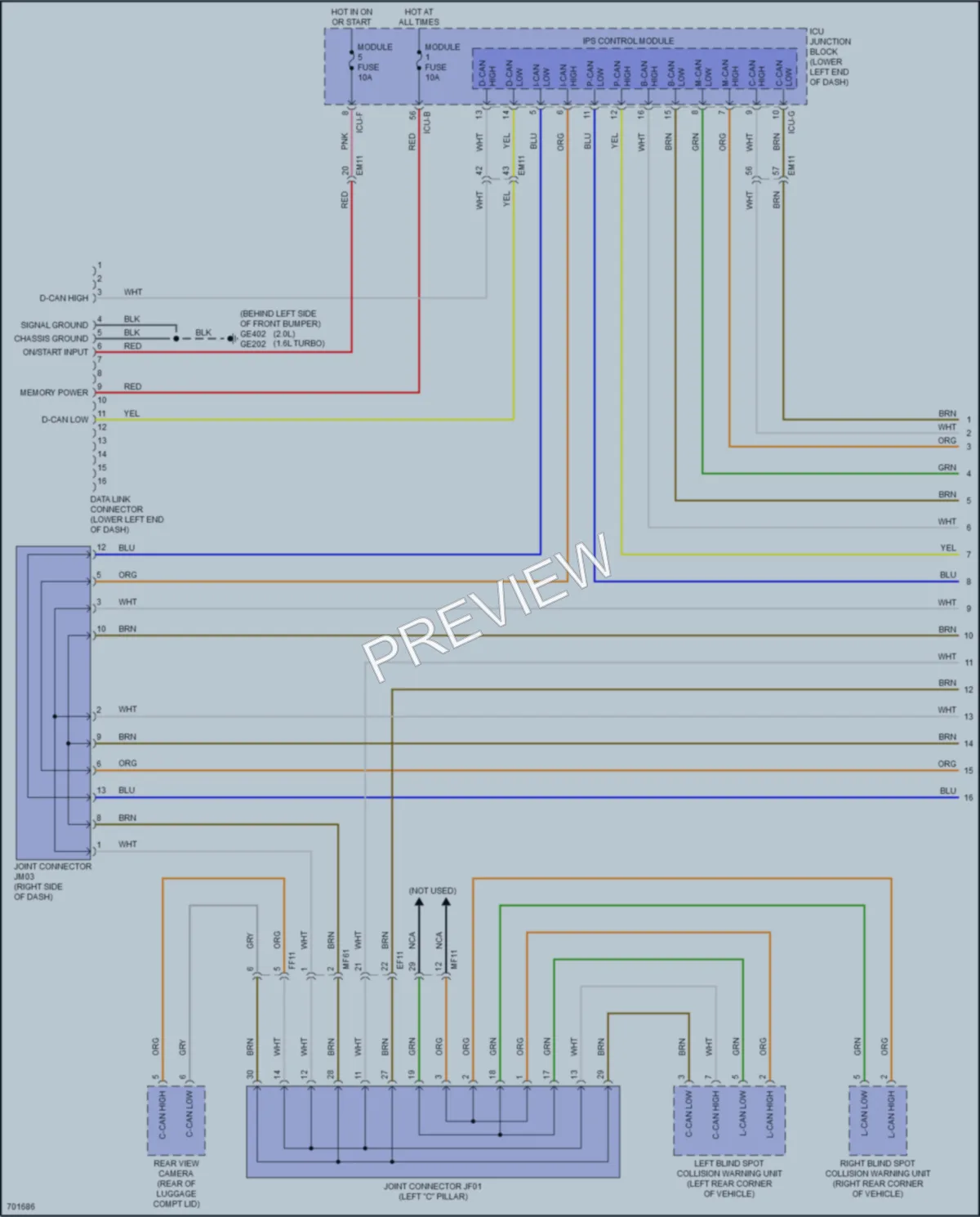 2021 Kia Forte5 Computer Data Lines wiring diagram preview