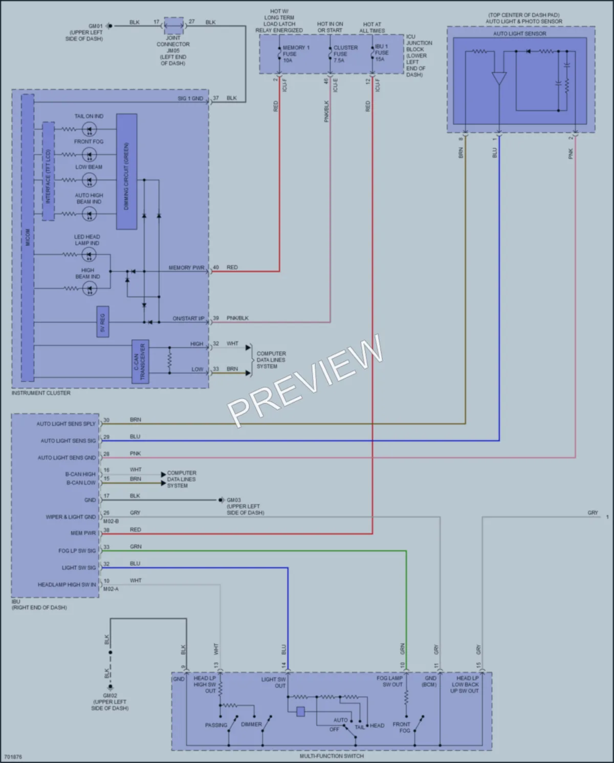2021 Kia Forte5 Headlights wiring diagram preview