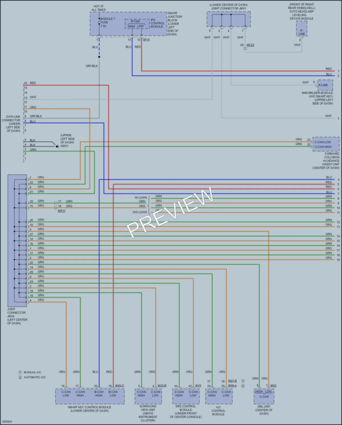 2021 Kia Sedona Computer Data Lines wiring diagram preview