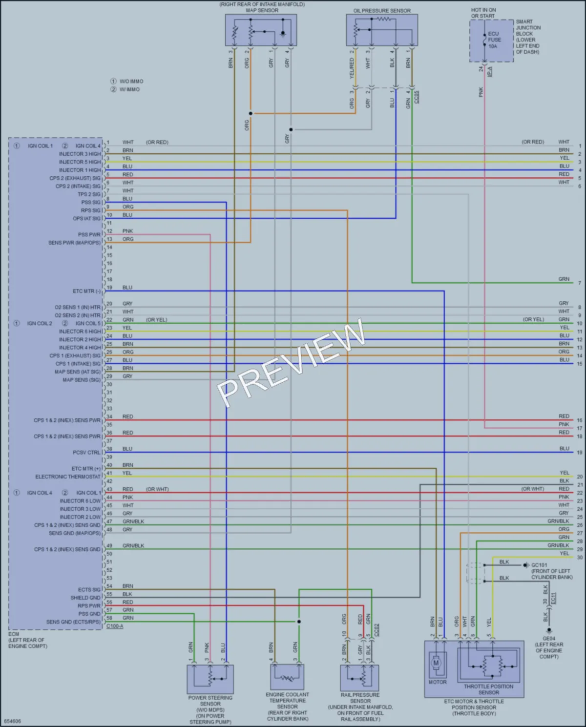 2021 Kia Sedona Engine Performance wiring diagram preview