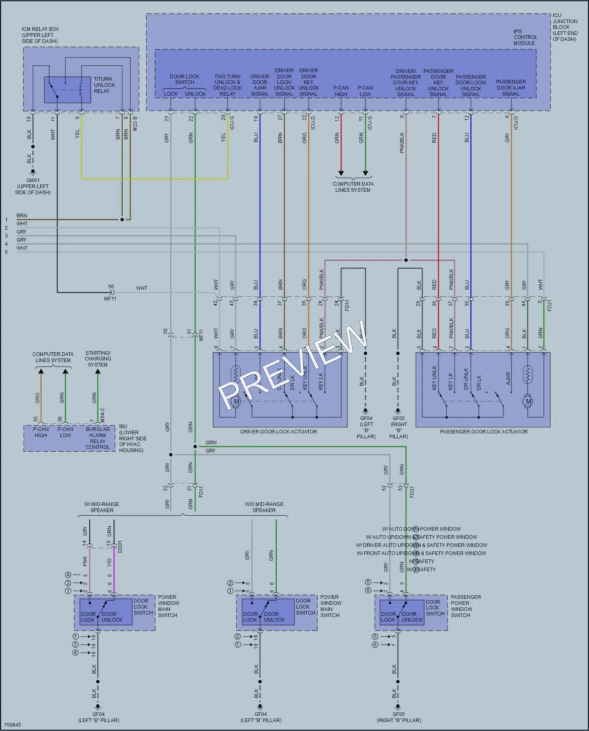 2021 Kia Soul Anti Theft wiring diagram preview