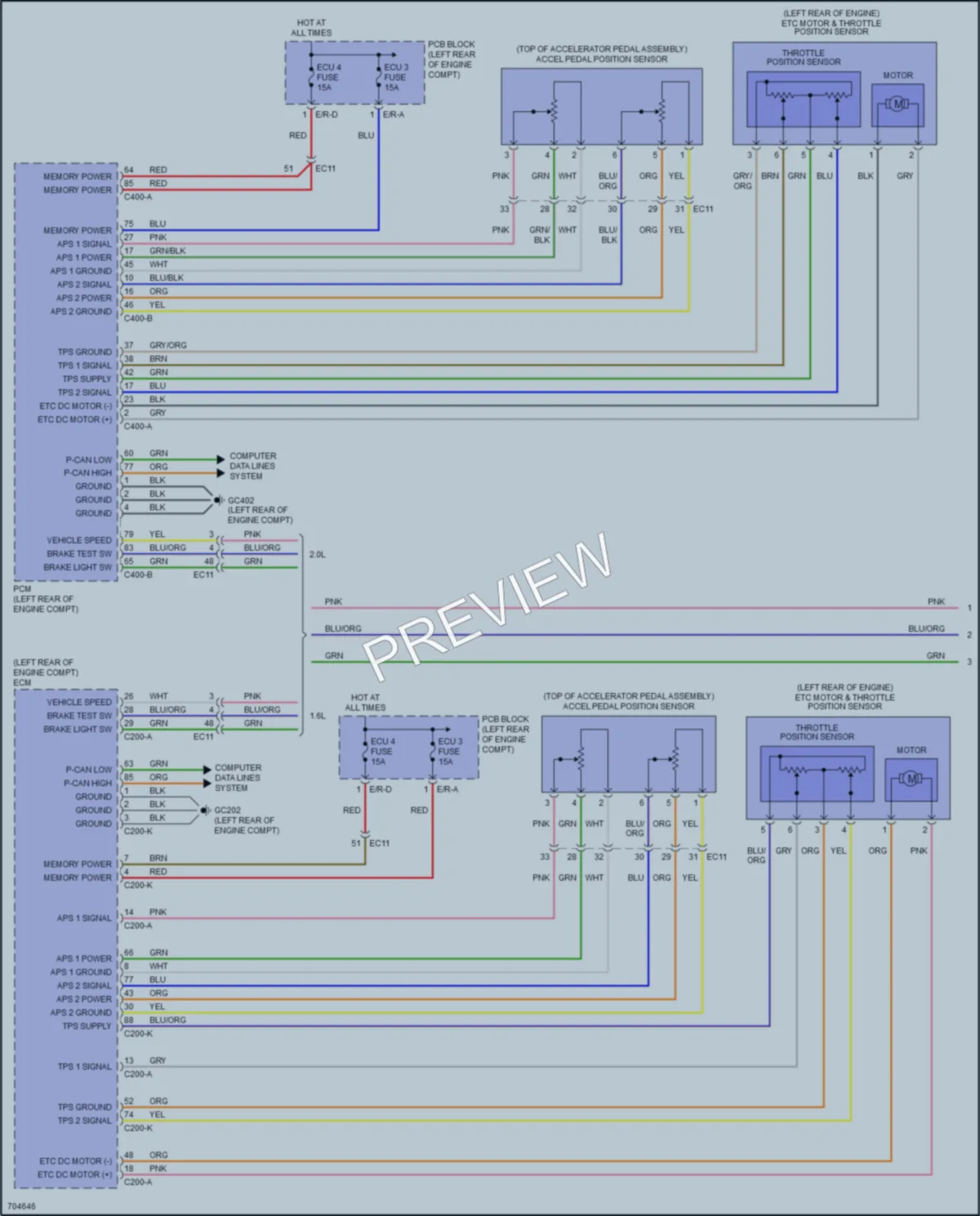 2021 Kia Soul Cruise Control wiring diagram preview