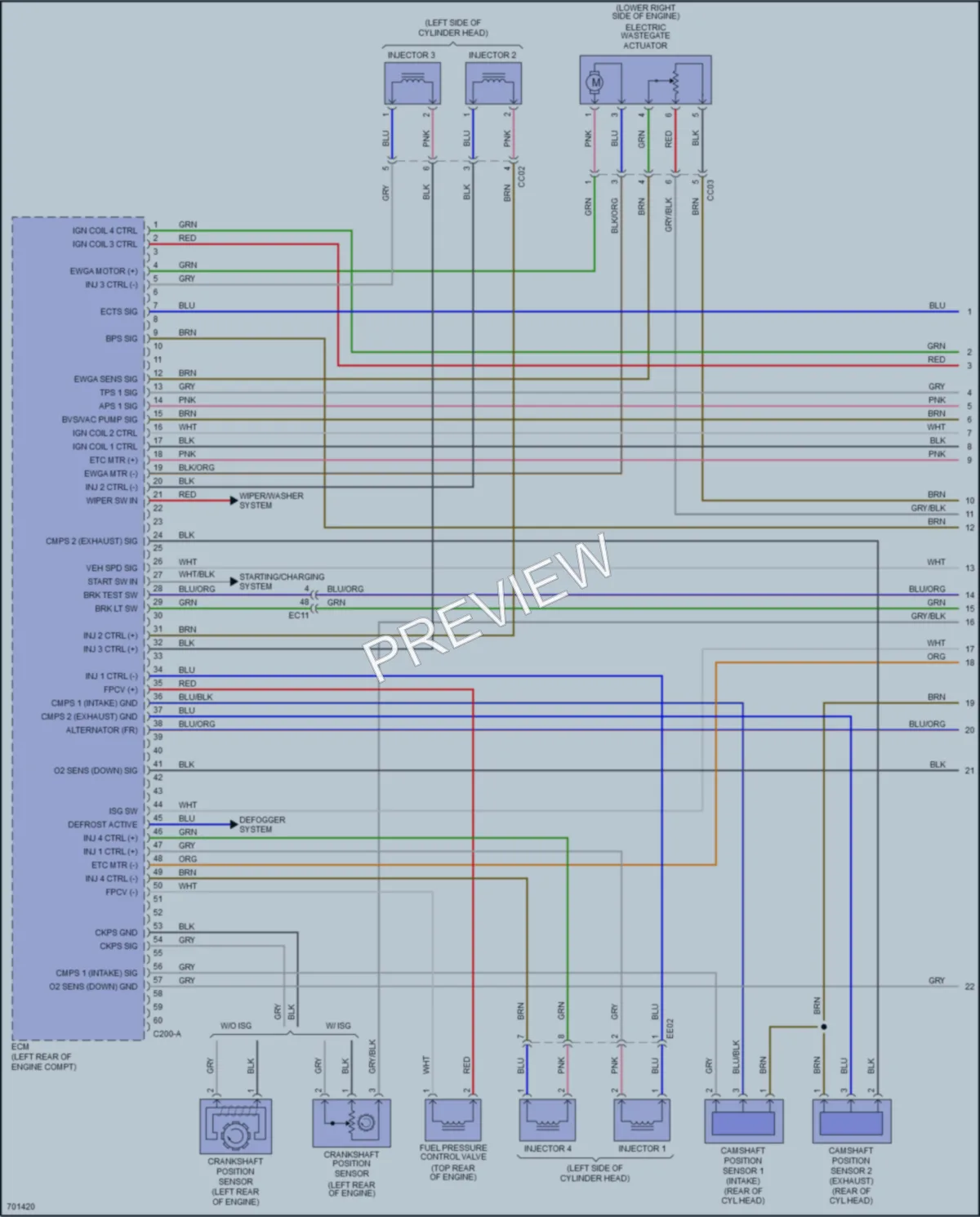 2021 Kia Soul Engine Performance wiring diagram preview