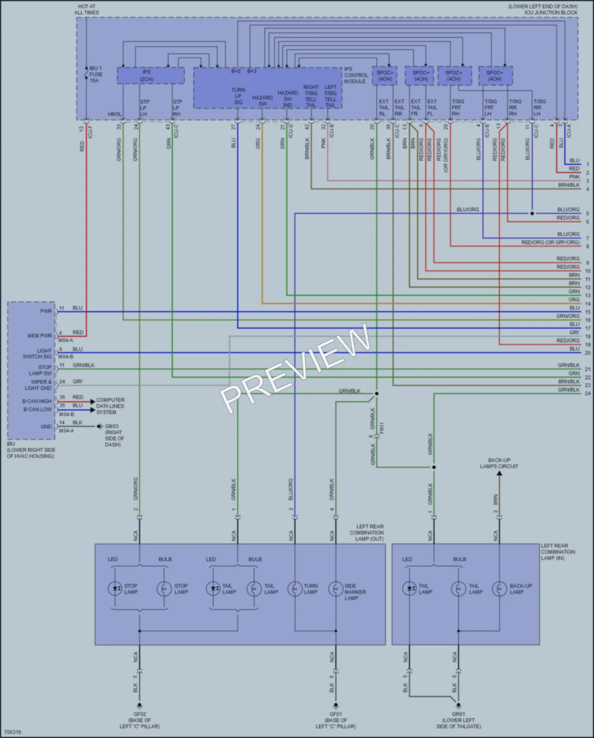 2021 Kia Soul Exterior Lights wiring diagram preview