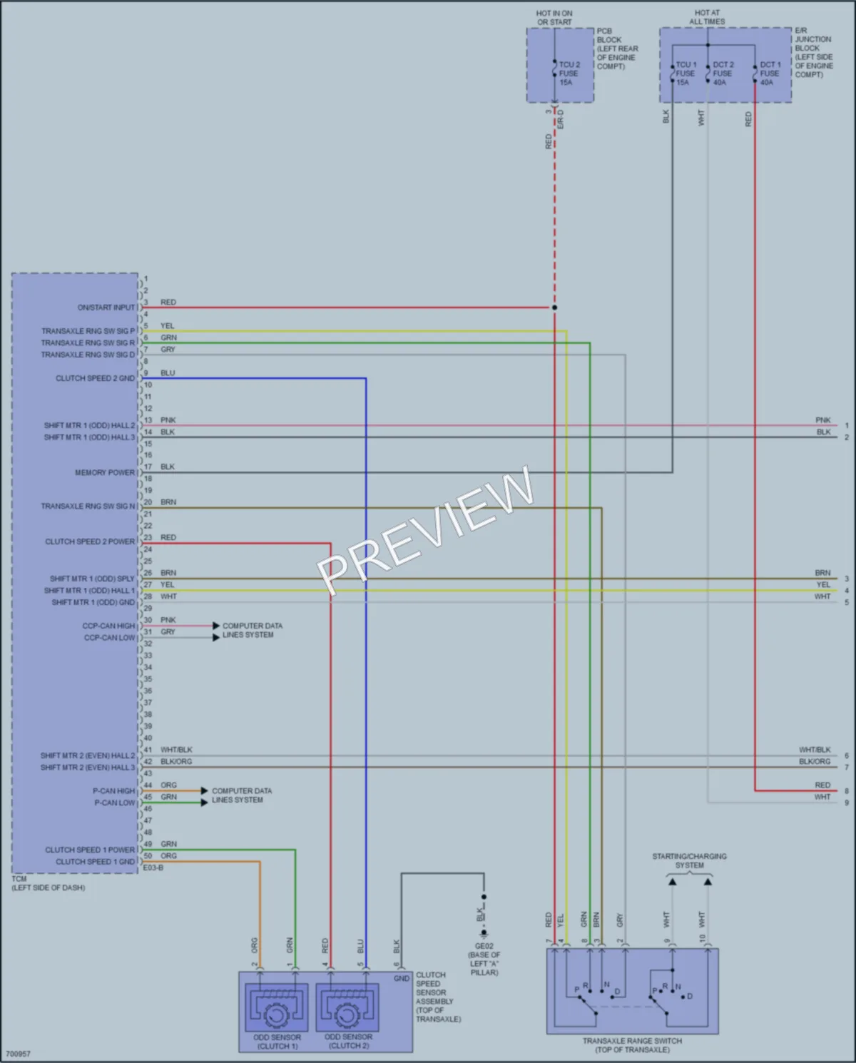2021 Kia Soul Transmission wiring diagram preview