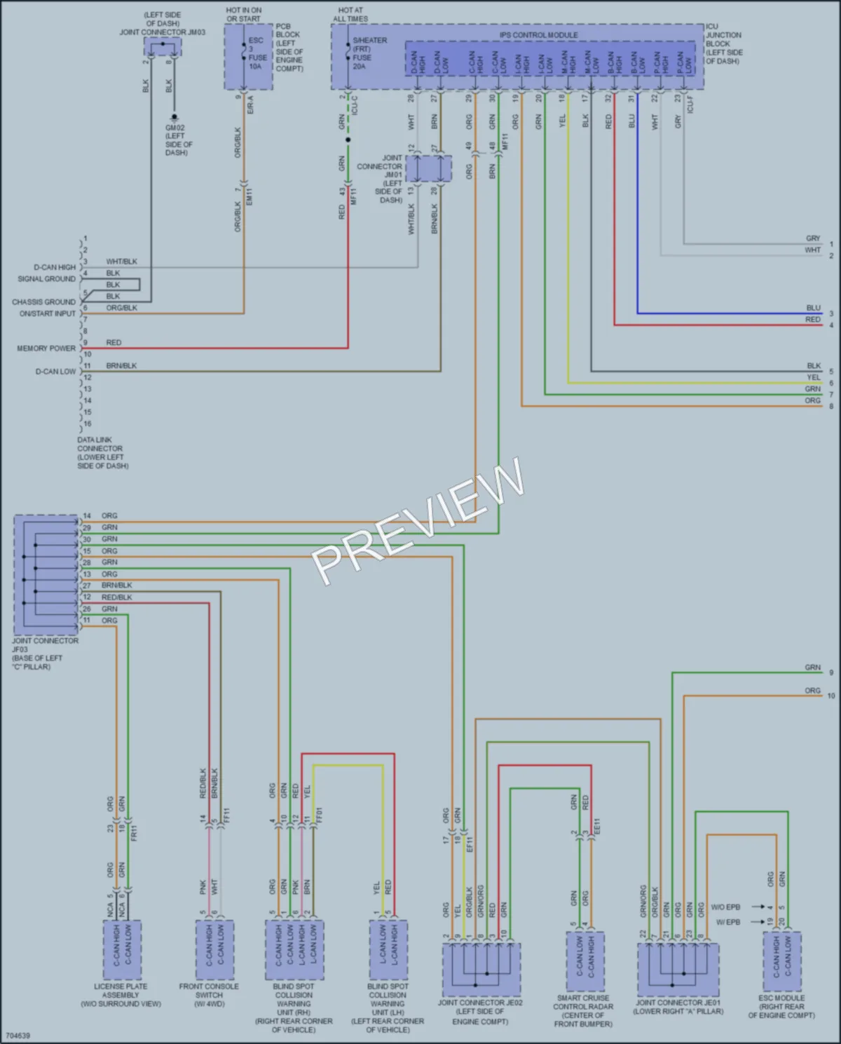 2021 Kia Telluride Computer Data Lines wiring diagram preview