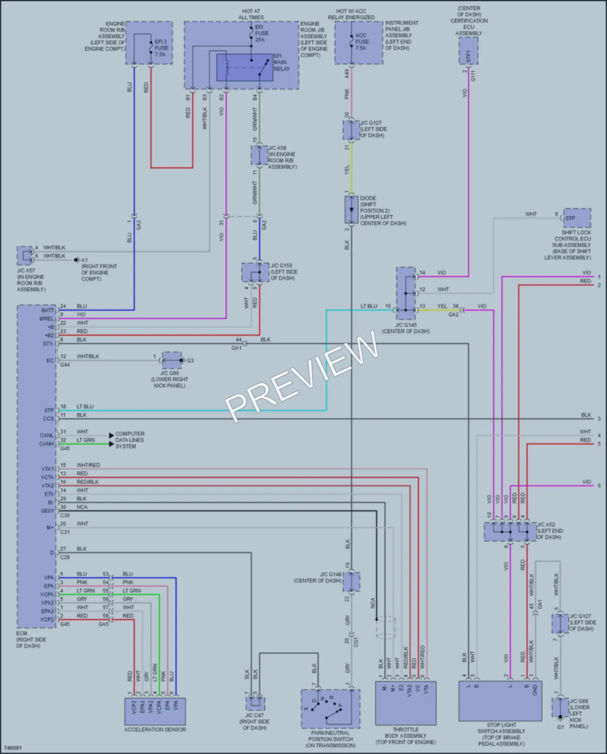 2021 Lexus GX460 Cruise Control wiring diagram preview