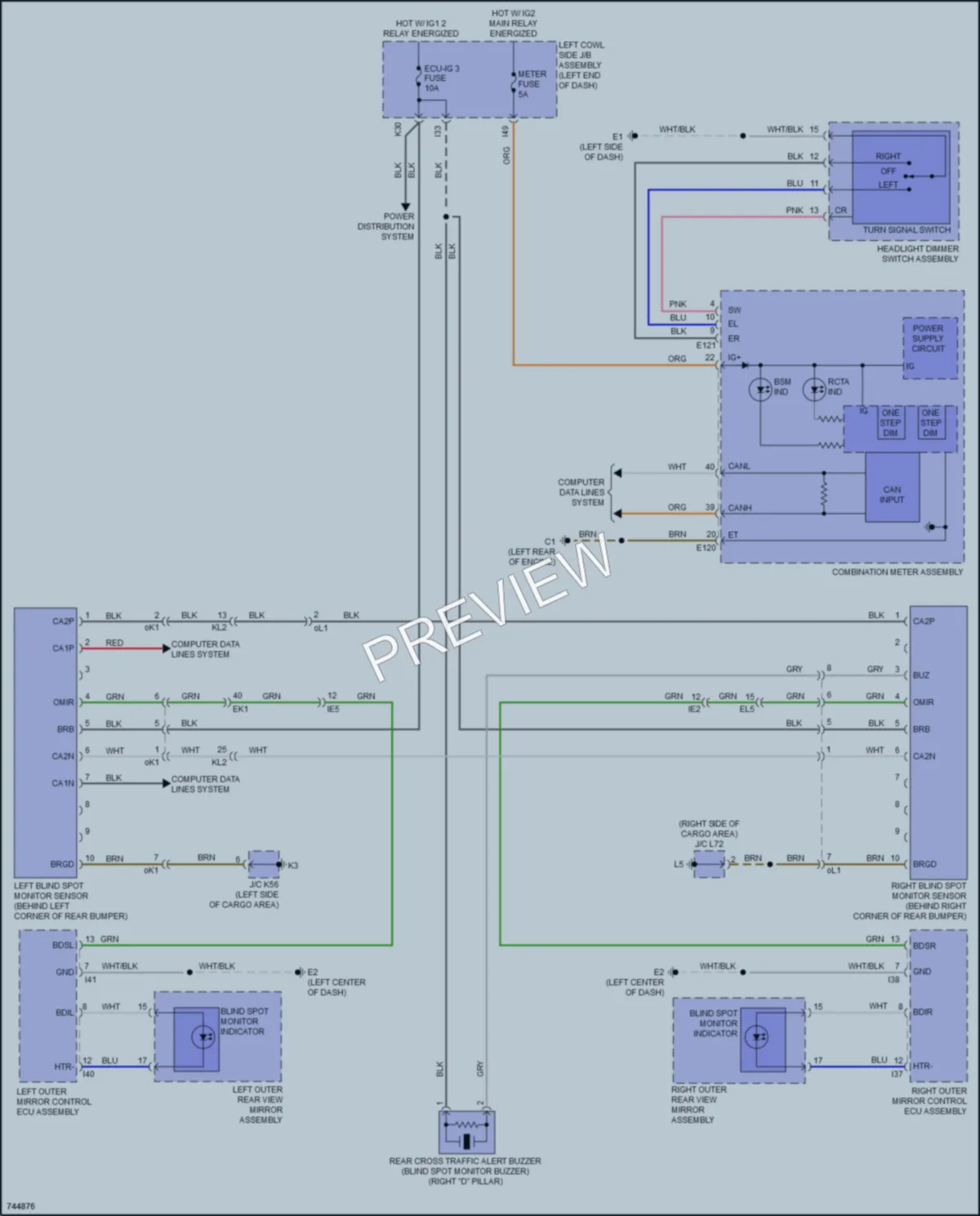 2021 Lexus LX570 Navigation wiring diagram preview