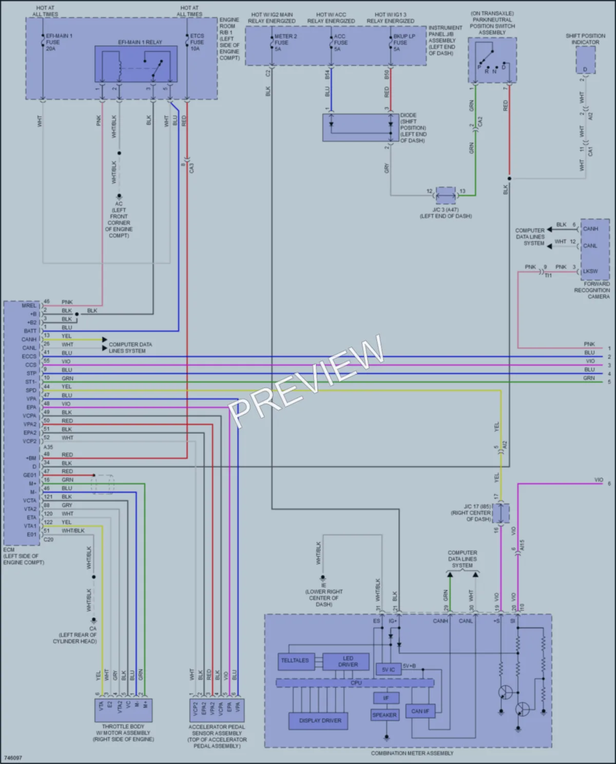 2021 Lexus NX300 Cruise Control wiring diagram preview