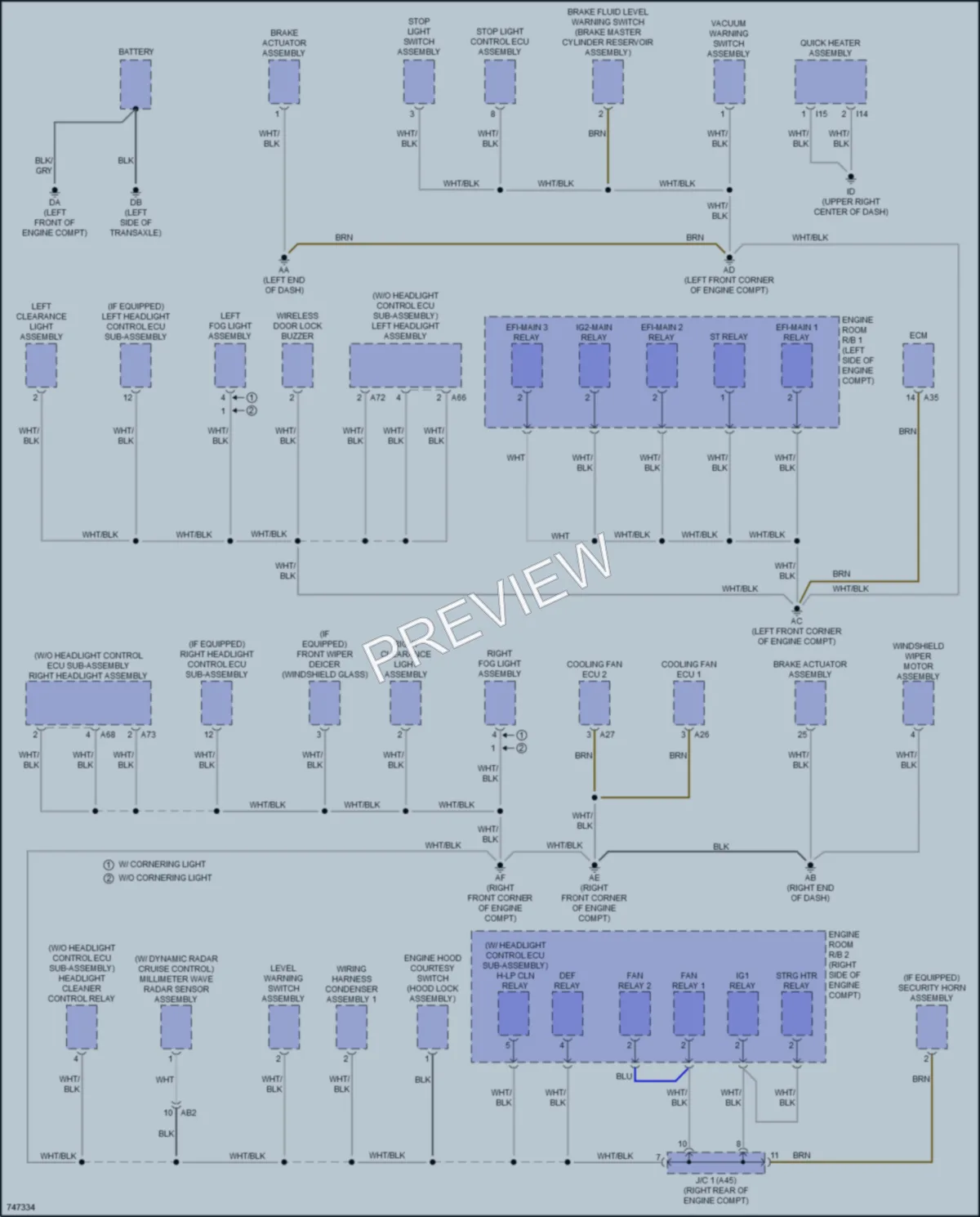 2021 Lexus NX300 Ground Distribution wiring diagram preview