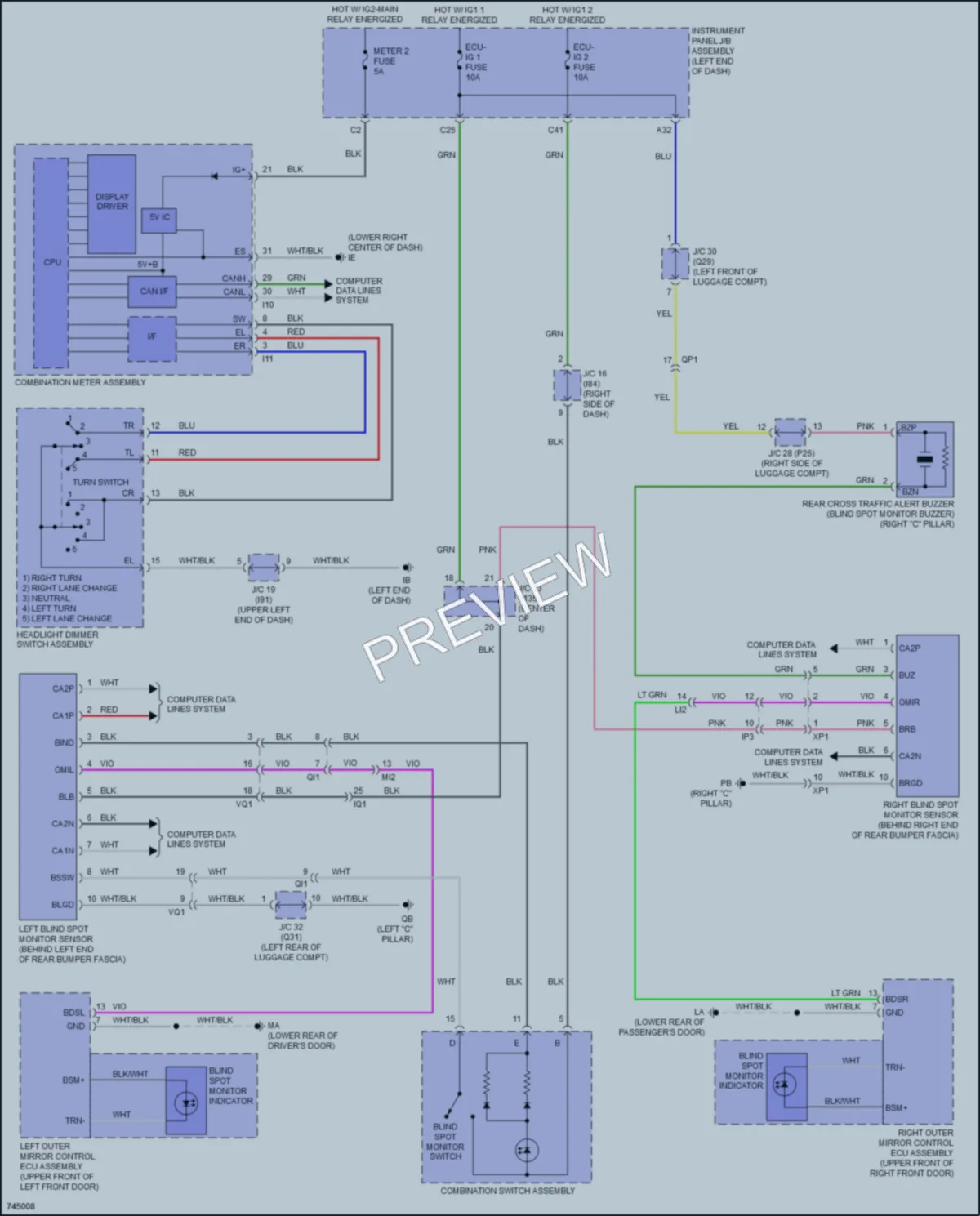 2021 Lexus NX300 Navigation wiring diagram preview