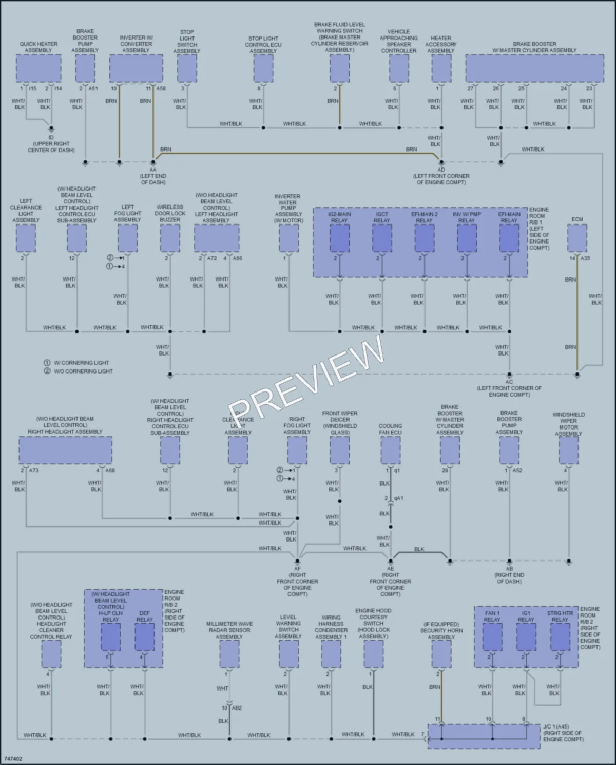 2021 Lexus NX300h Ground Distribution wiring diagram preview