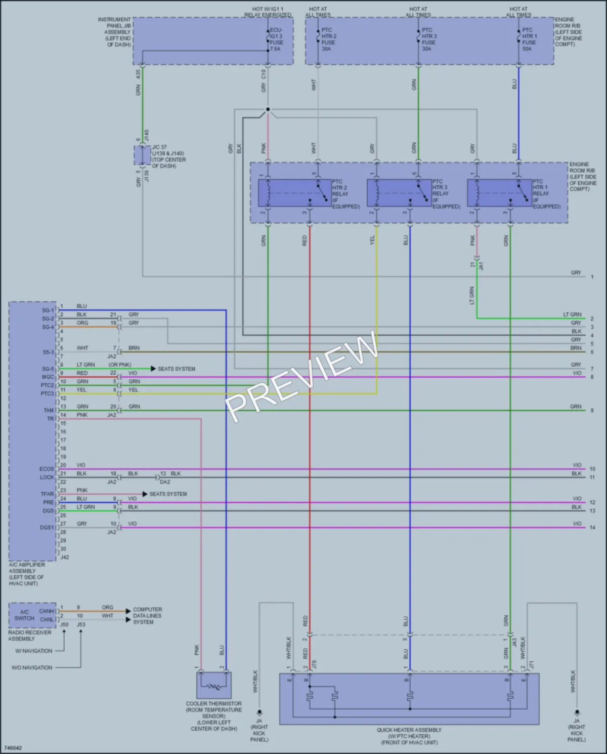 2021 Lexus RX350 Air Conditioning wiring diagram preview
